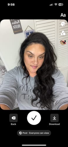 Customer photo review of Bond Baby Lace Melting Adhesive