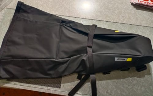 Customer photo review of Bike Saddle Bag Waterproof (5L-13L) - Large Capacity - Foldable - Reflective Cycling MTB Trunk