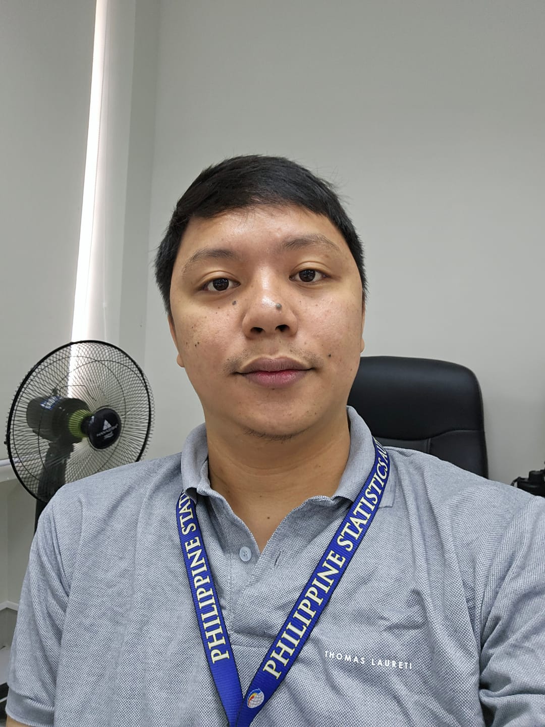 Customer photo review of Men's Thomas Laureti Navy Blue Polo Shirt