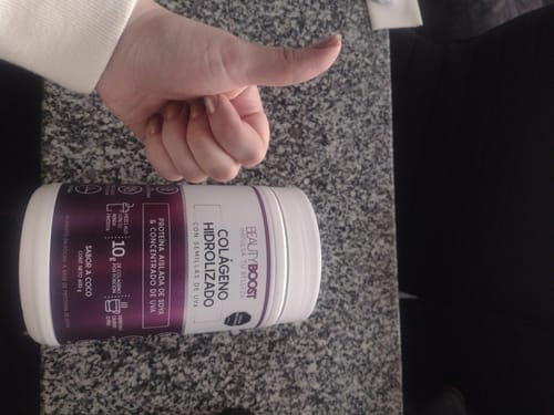Customer photo review of COLÁGENO HIDROLIZADO CON VITAMINA C, D3, BIOTINA Y SEMILLAS DE UVA