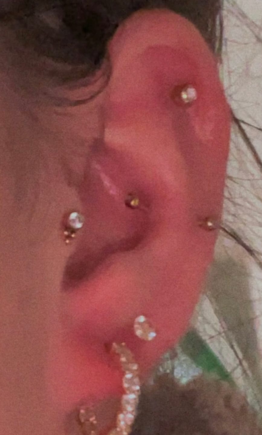 Customer photo review of Nurit Piercing | Titan