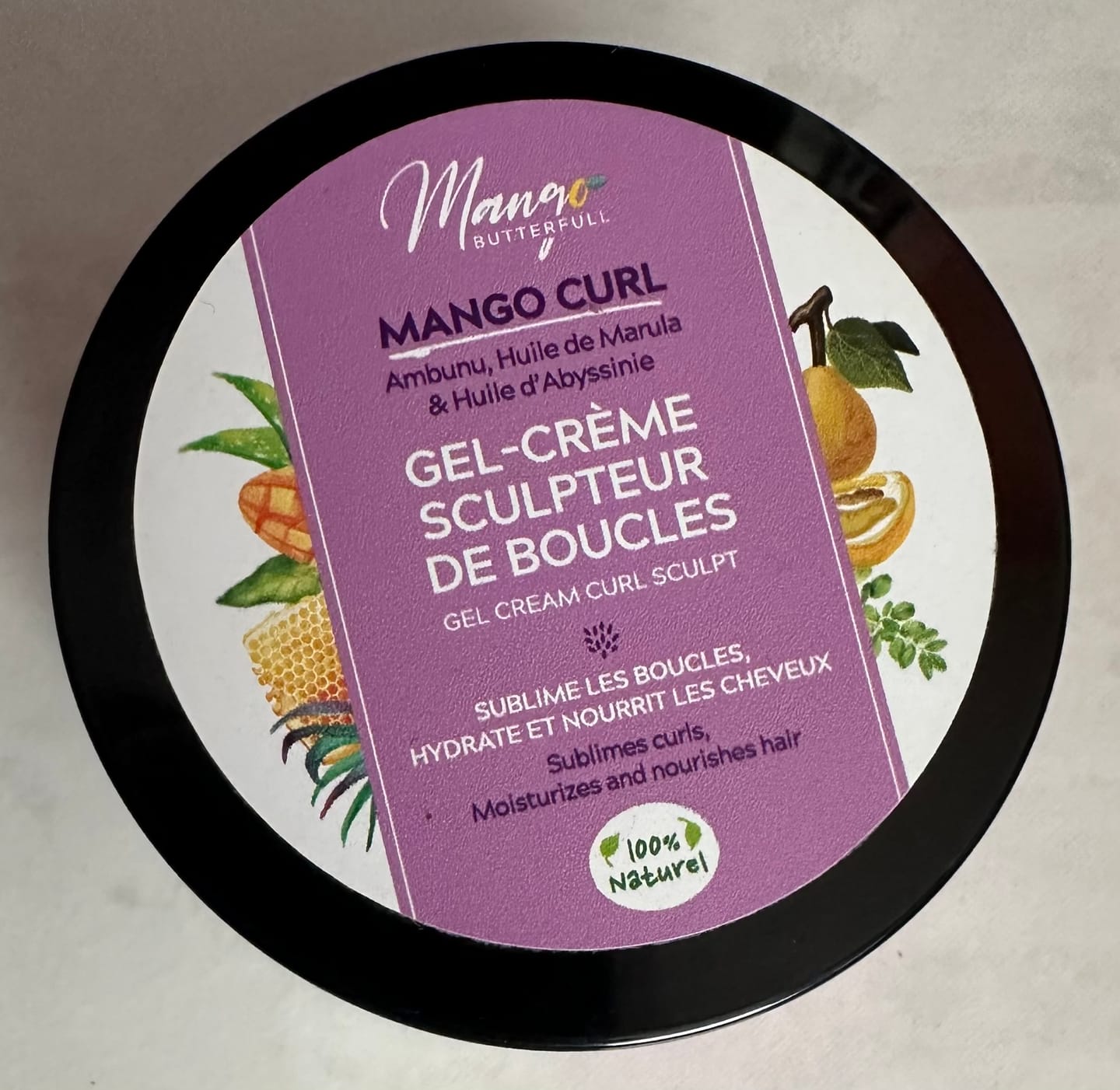 Customer photo review of Gel-Crème Sculpteur de Boucles MANGO CURL