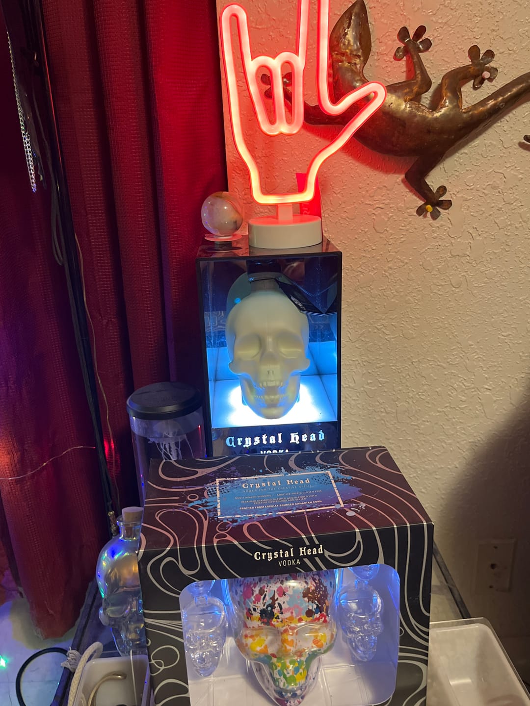 Customer photo review of Crystal Head Bone Vodka White Bottle (2023 Limited Edition)