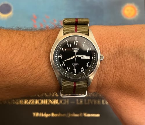 Customer photo review of Five Eye Nylon Watch Strap - Stripe