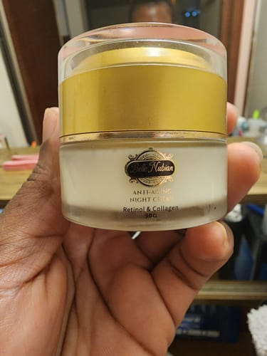 Customer photo review of Facial Night Cream With Collagen And Retinol