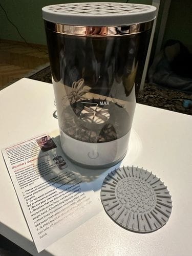 Customer photo review of Rinse Lilly™  Makeup Brush Cleaner