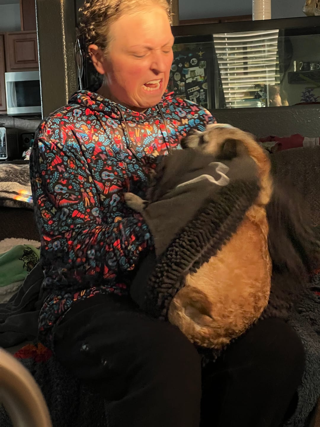 Customer photo review of Disney and Pixar Coco "Music In Me" – Performance Hoodie