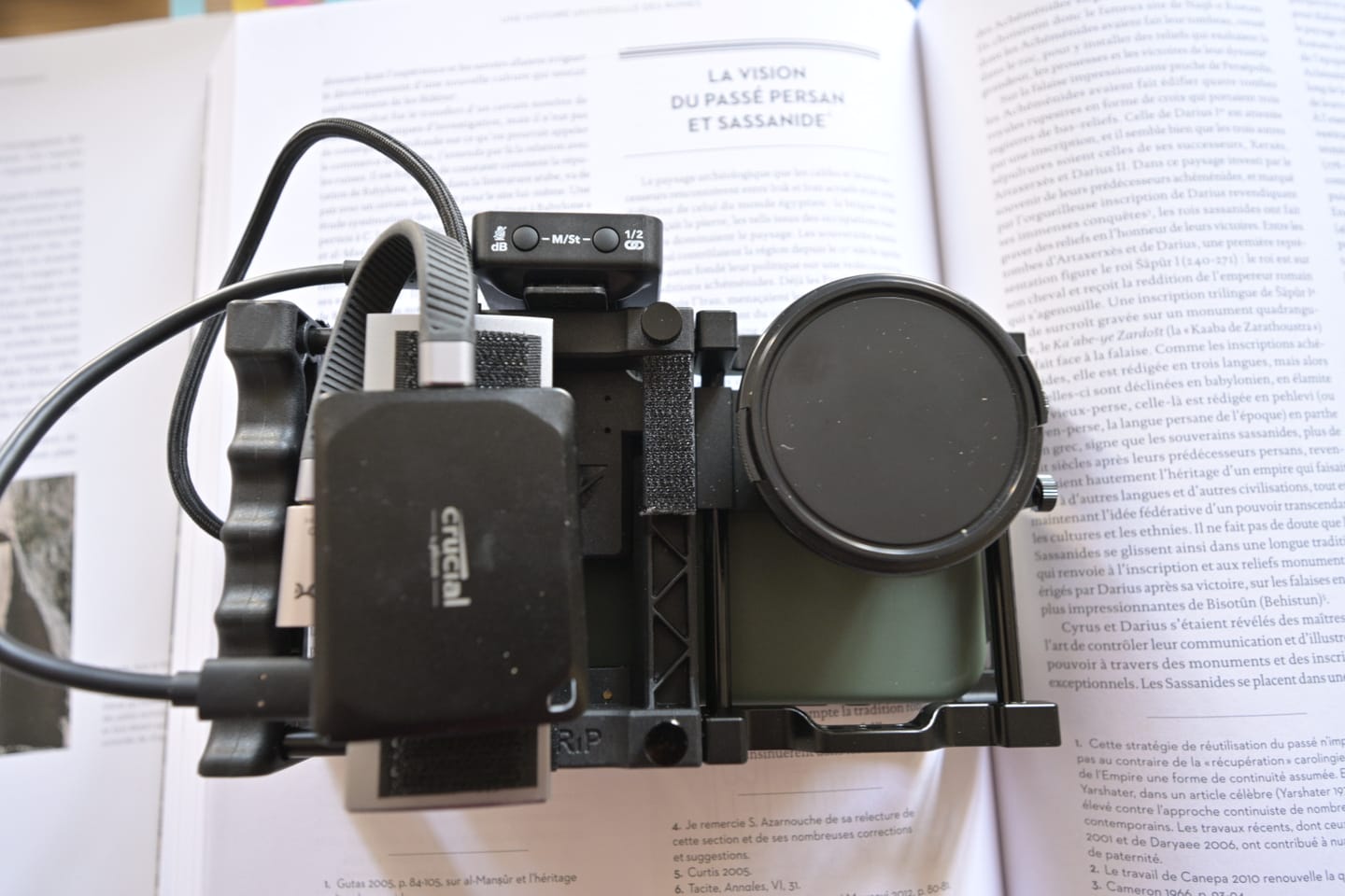 Customer photo review of Beastgrip Pro + Kenko 0.75X Wide Angle Lens Bundle