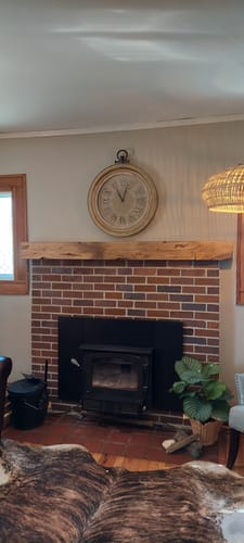 Customer photo review of Distressed Mantels
