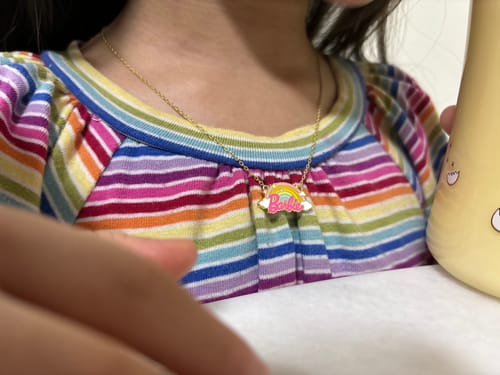 Customer photo review of BARBIE™ PASTEL DREAMS NECKLACE [KIDS]