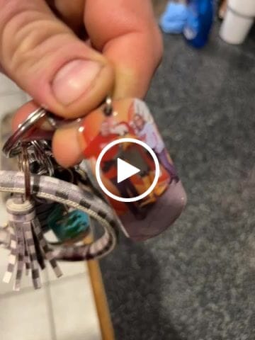 Customer video review of (Photo Inserted) I Promise To Be - Personalized Engraved Stainless Steel Keychain