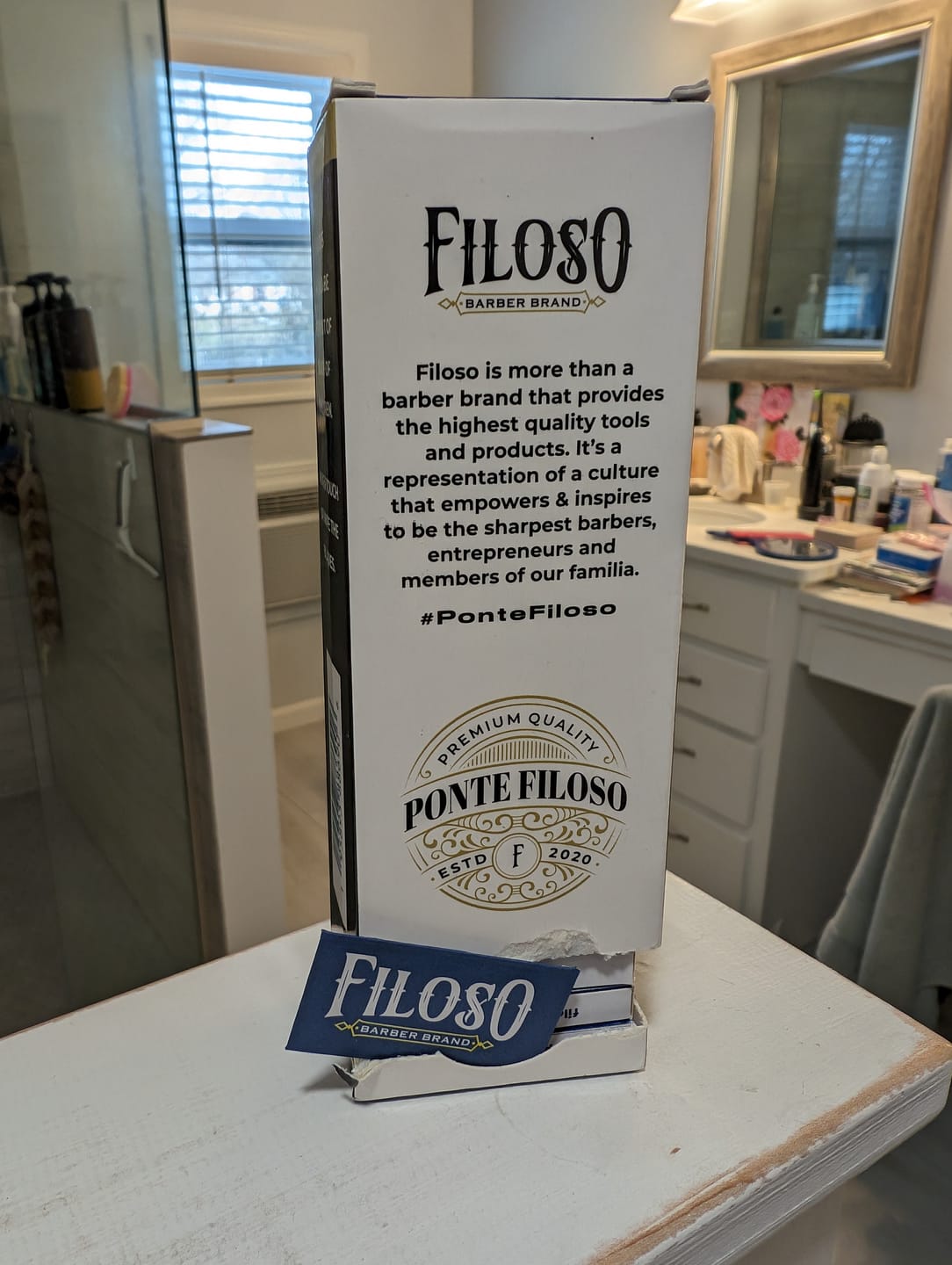 Customer photo review of Filoso Razor Blades