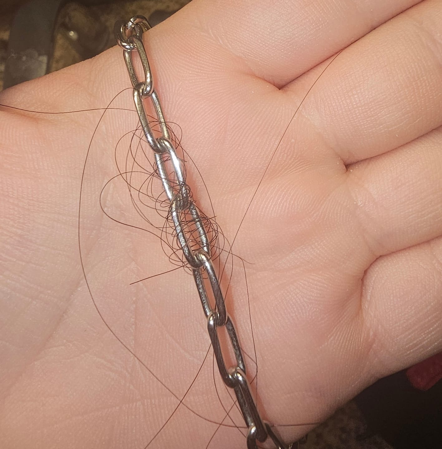 Customer photo review of 5mm Paper Clip Chain