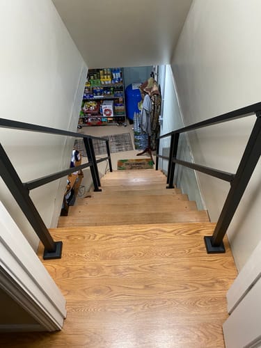 Customer photo review of Stair Handrail Kit