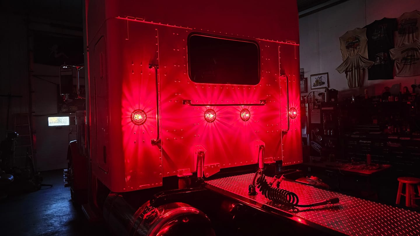 Customer photo review of Flush Mount (1157 2 wire) 3.5″ Watermelon Large Glass Marker Light Kits (CHOOSE COLOR)