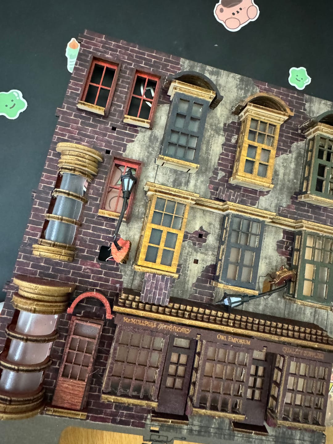 Customer photo review of Diagon Alley (3 Storey) Pre-Colored Book Nook | LKWood