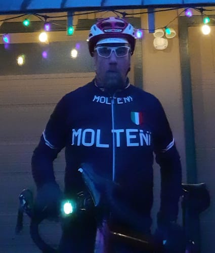Customer photo review of Retro Molteni Black Long Sleeve Jersey