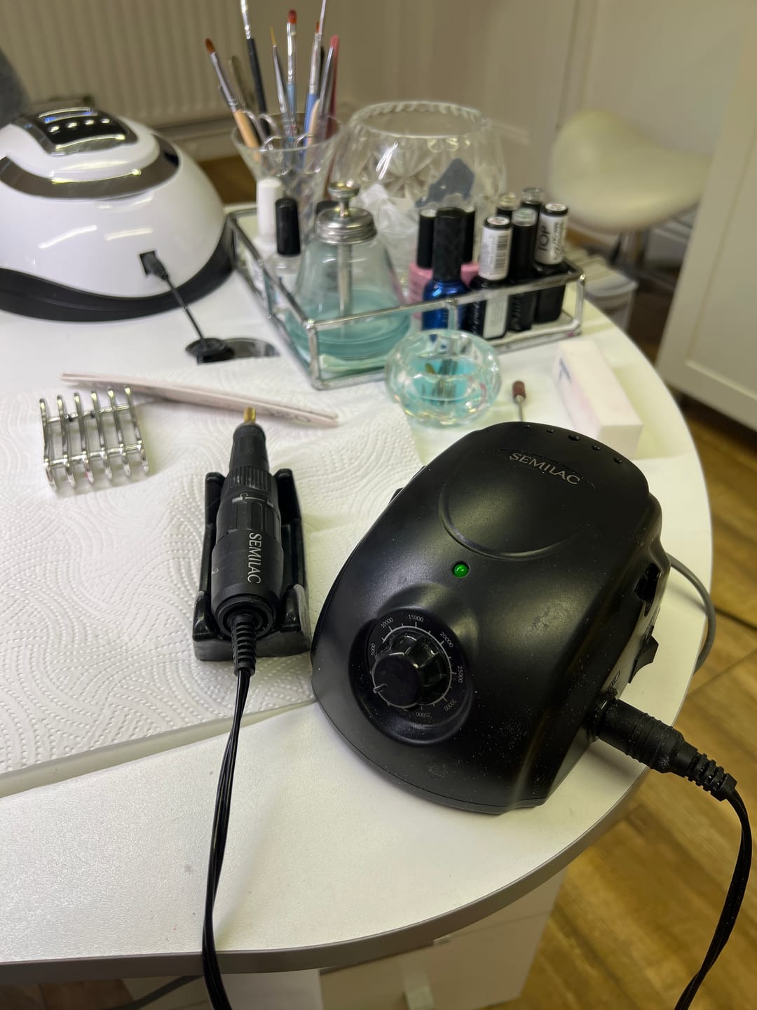 Customer photo review of Semilac Black Electric Nail Drill E-File 65W