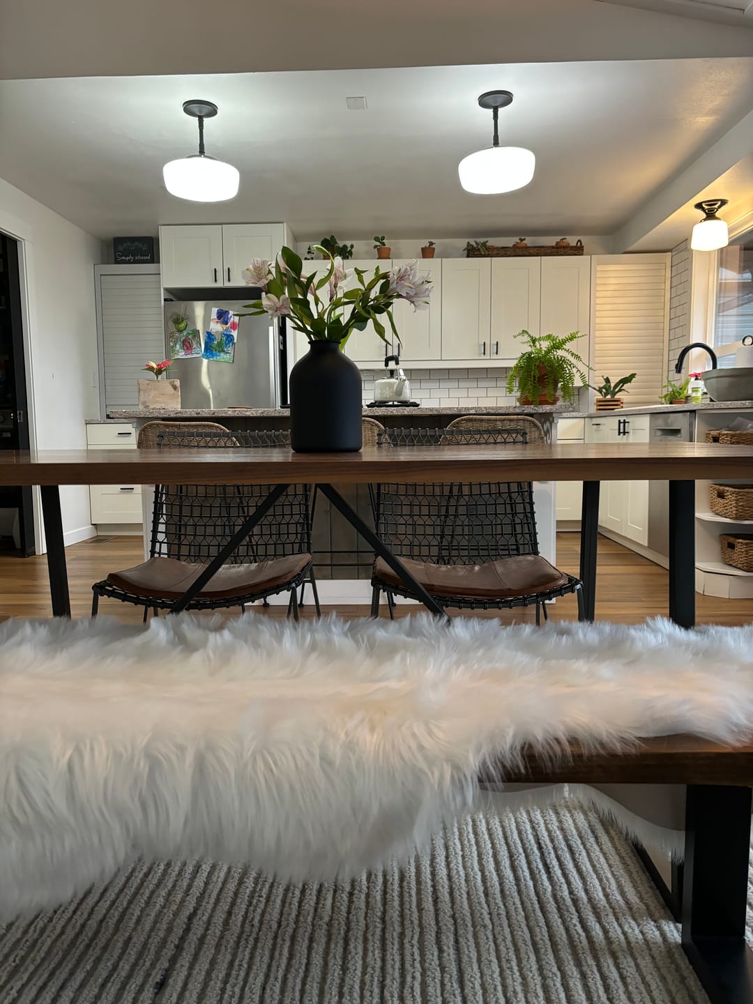 Customer photo review of Arlo Vase - Matt Black