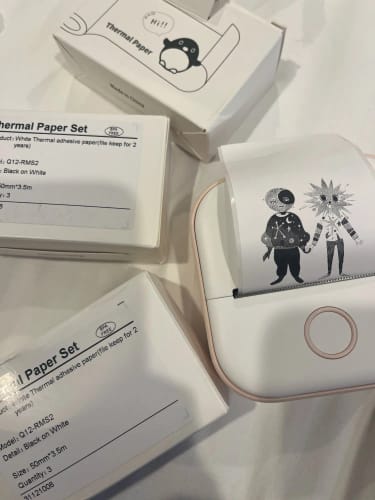 Customer photo review of Mini Printer