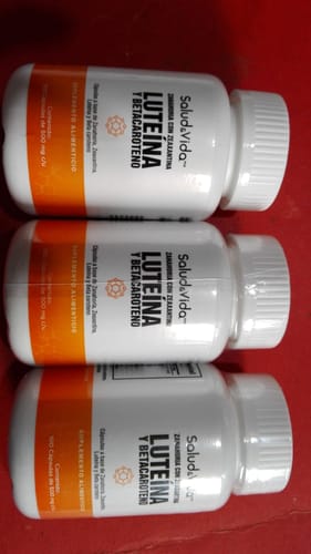 Customer photo review of Luteína 20 mg Con Zeaxantina 800mcg - Alta Concentración - 100 Cápsulas
