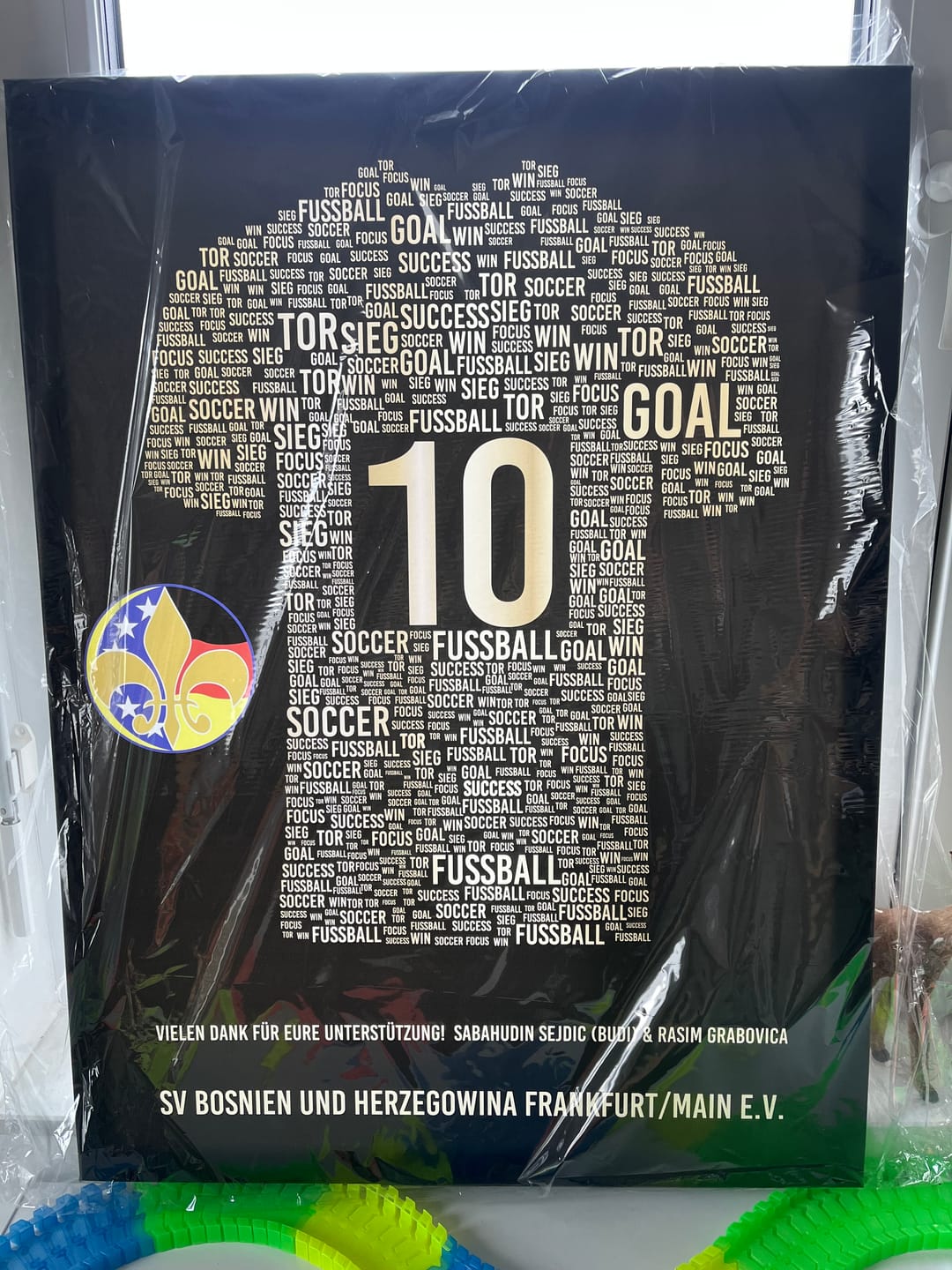 Customer photo review of Golden Trikot Dein Verein