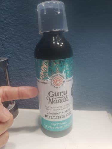 Customer photo review of Cocomint Pulling Oil with 7 Essential Oils & Vitamins D, E & K2 - 1 Pack