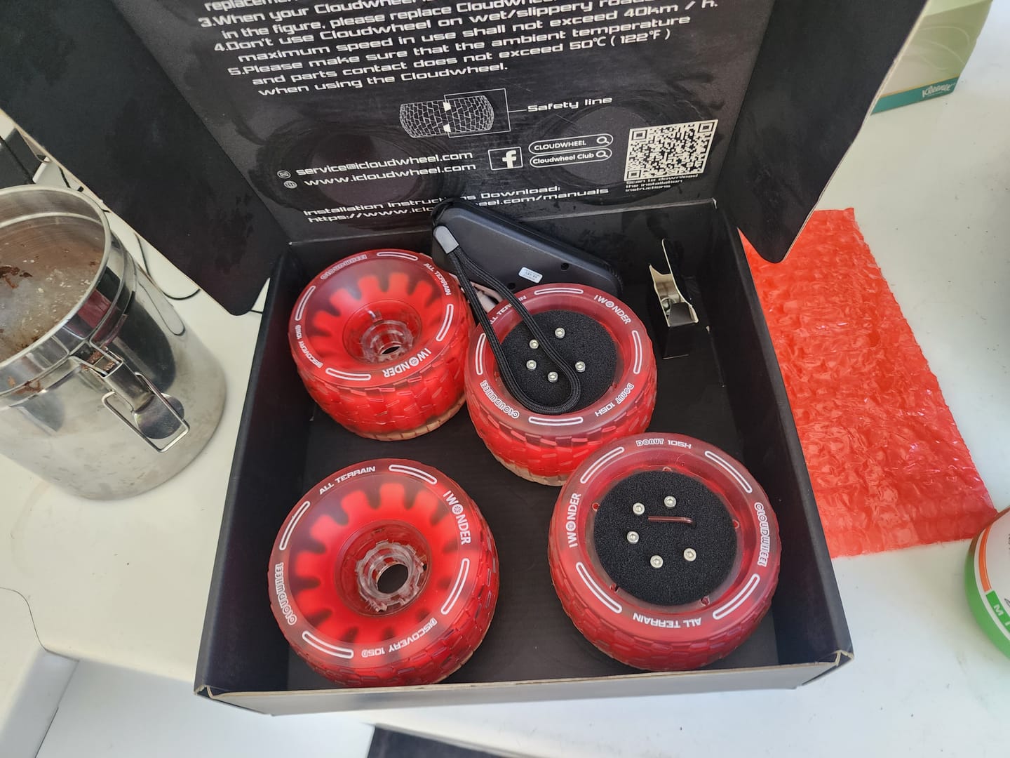 Customer photo review of Maxfind Electric Skateboard Remote