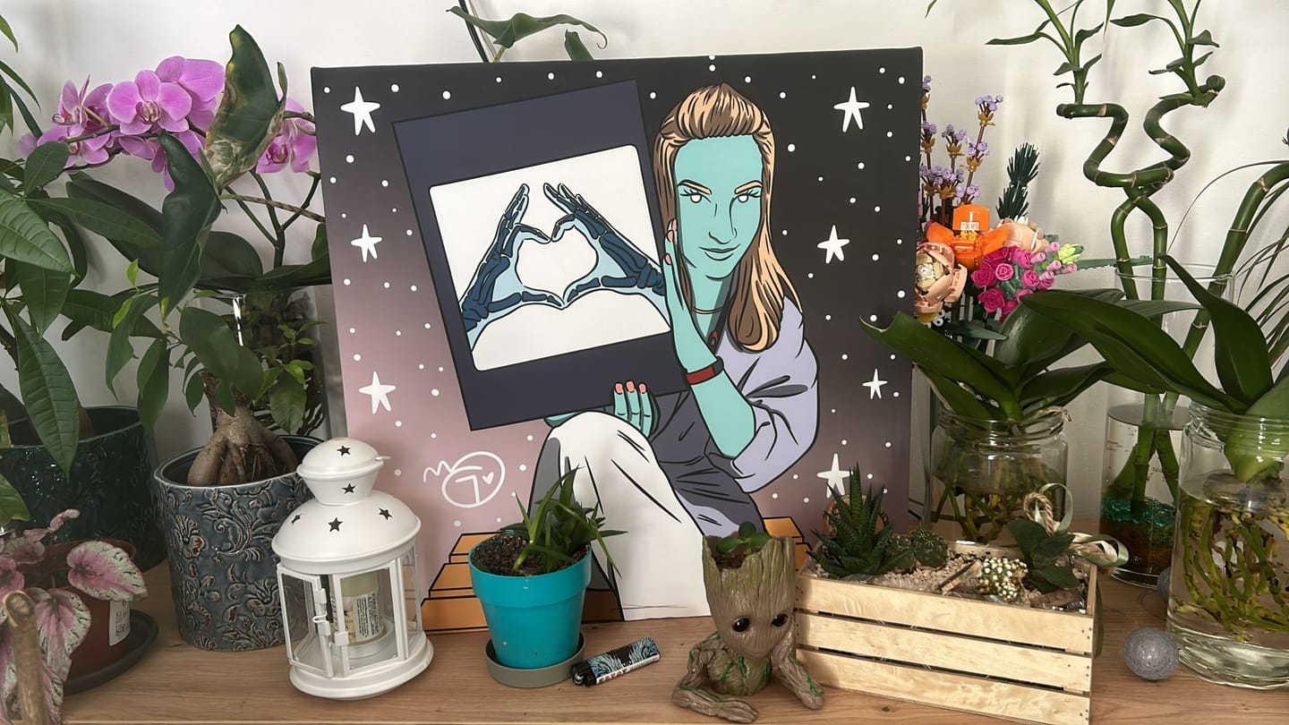 Customer photo review of Ritratto su Commissione