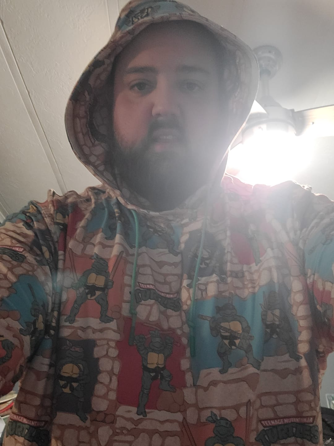 Customer photo review of Teenage Mutant Ninja Turtles "Cowabunga Covers" – Performance Hoodie