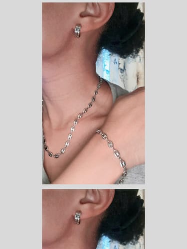 Customer photo review of Soho Necklace - Silver