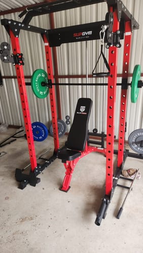 Customer photo review of Major Fitness PLM03 All-In-One Home Gym Power Rack