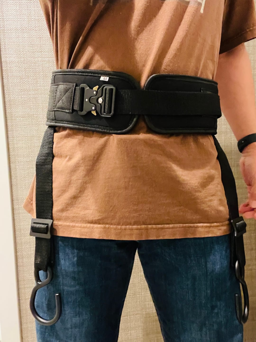 Customer photo review of Split Squat Resistance Band Belt