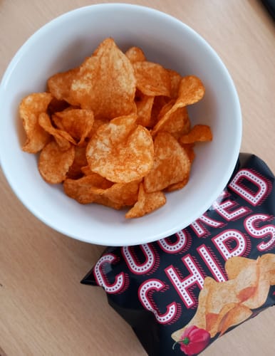 Customer photo review of Bio Kesselchips Chilli