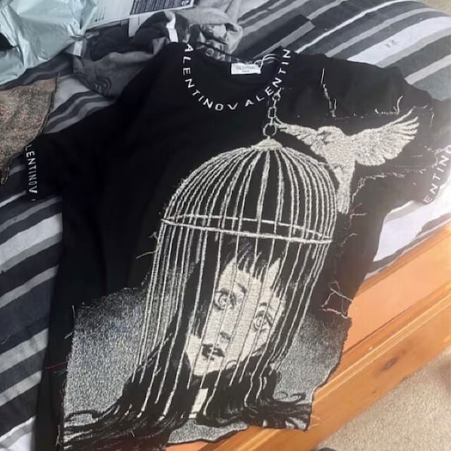 Customer photo review of Coraline Tapestry Hoodie