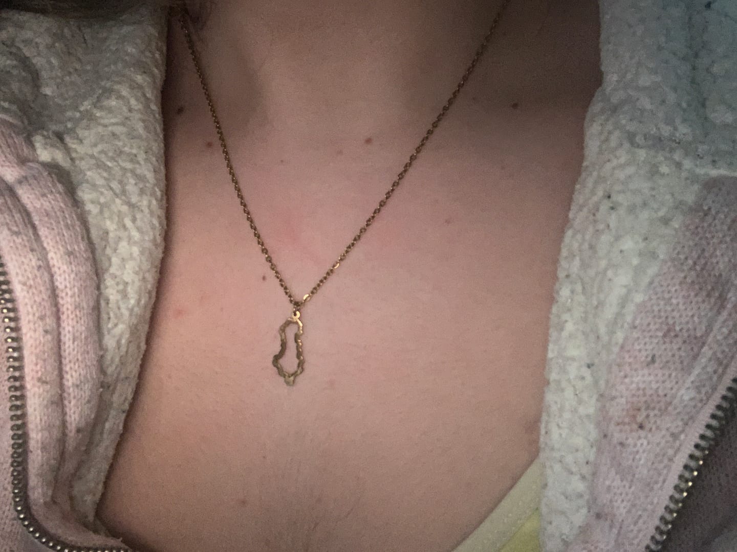 Customer photo review of Nations Kette | 18K vergoldet | Filigran