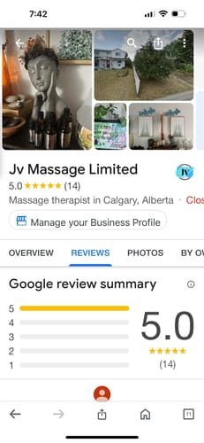 Customer photo review of Google Reviews - Plate