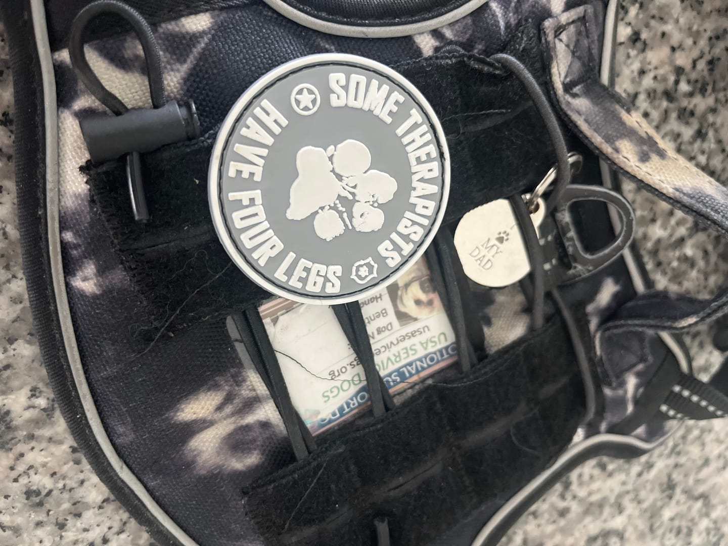 Customer photo review of Some Therapist Velcro Patch