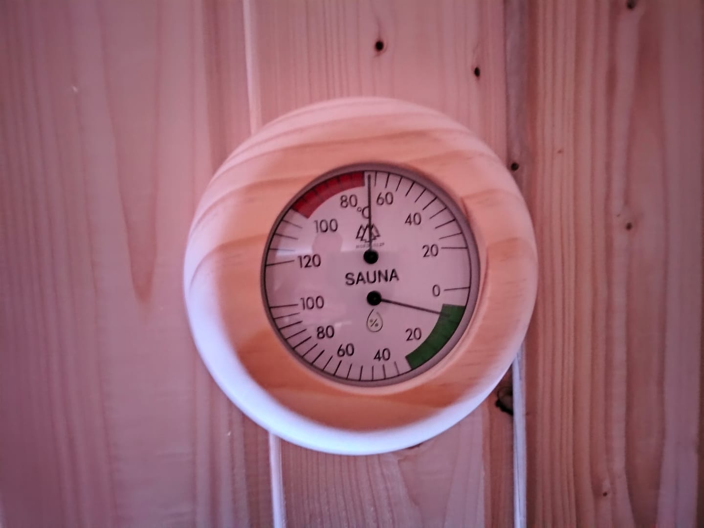 Customer photo review of Sauna Hygrometer Thermometer