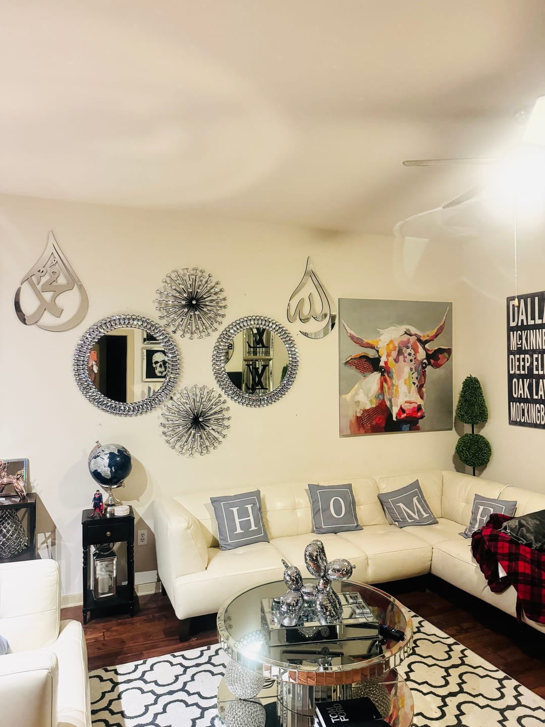 Customer photo review of Allah (SWT) Mohammad (PBUH) Acrylic/Wooden Wall Art