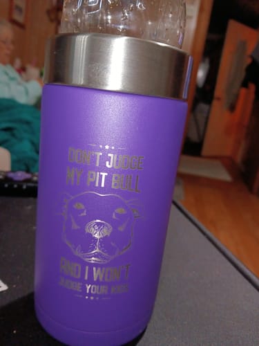 Customer photo review of Insulated Craft Can Holder | 16 oz