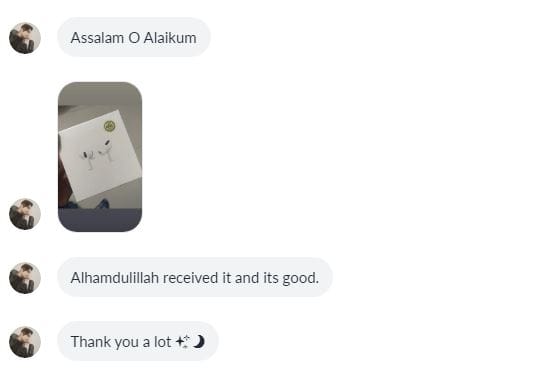 Customer photo review of AirPods Pro 2