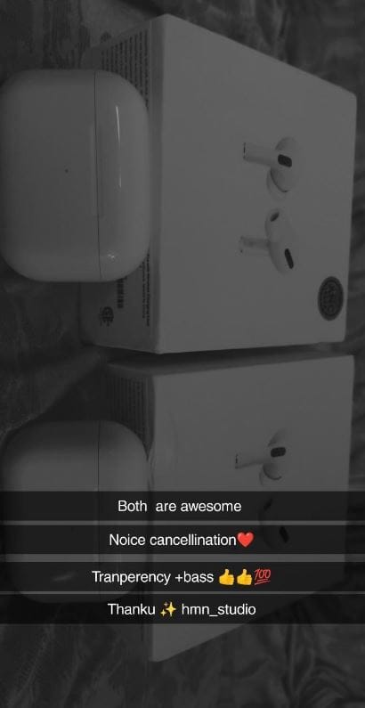 Customer photo review of AirPods Pro ANC