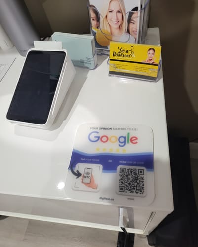 Customer photo review of Google Reviews - Plate