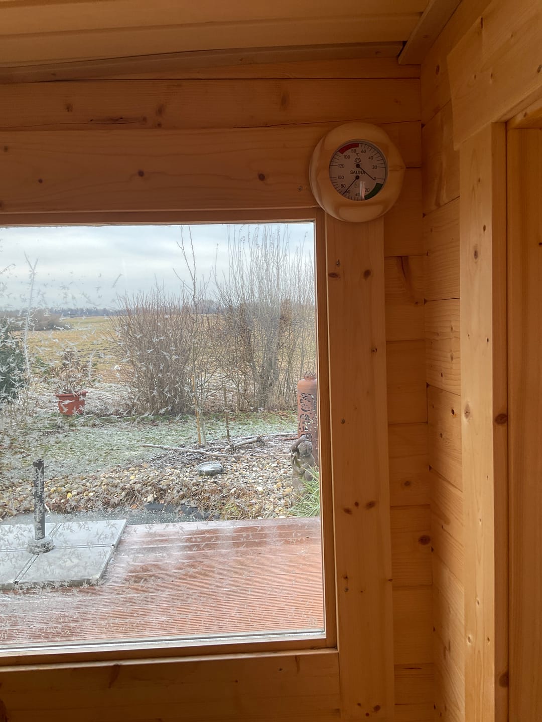 Customer photo review of Sauna Hygrometer Thermometer