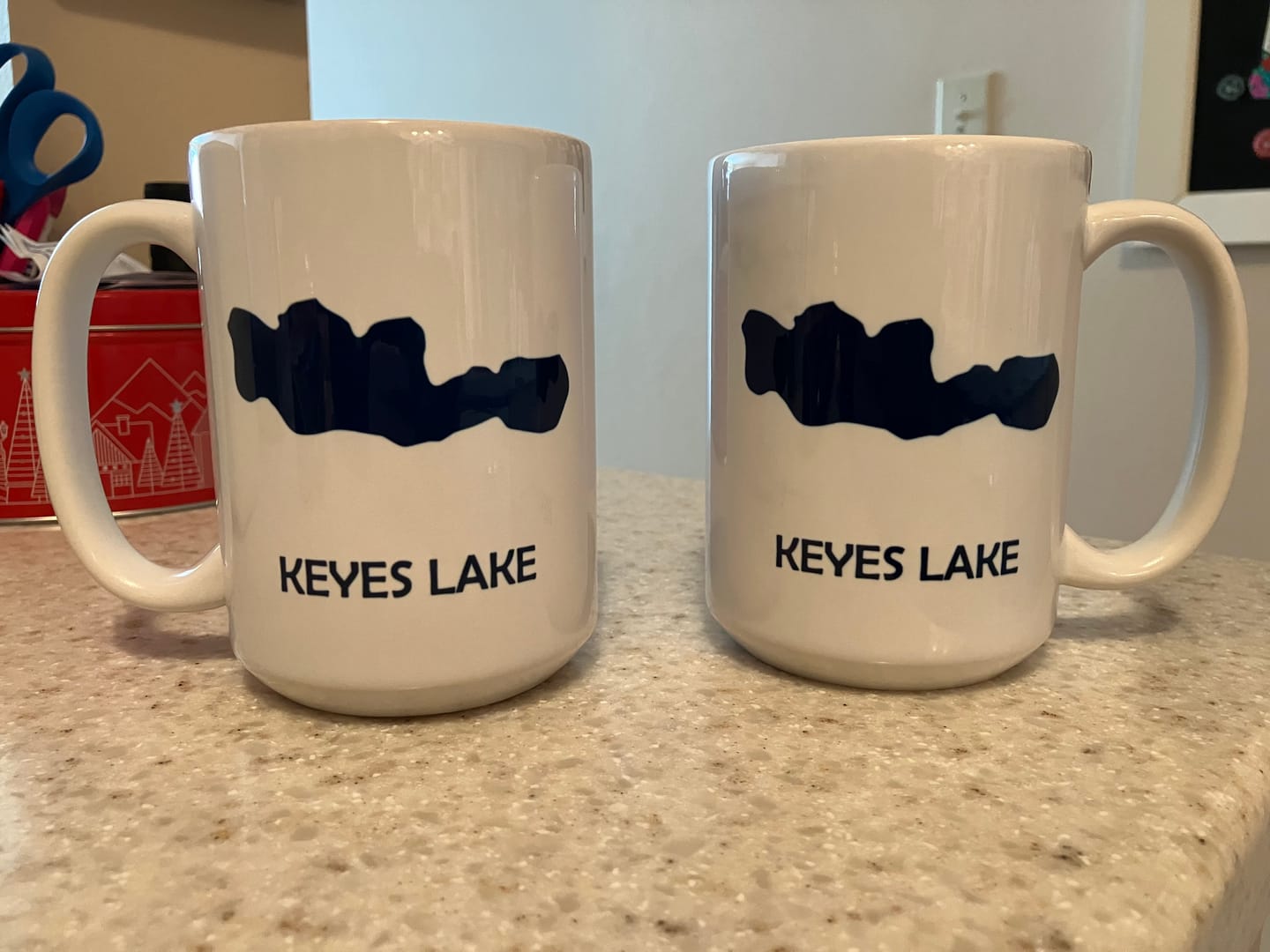 Customer photo review of Custom Lake Mug White 15oz.