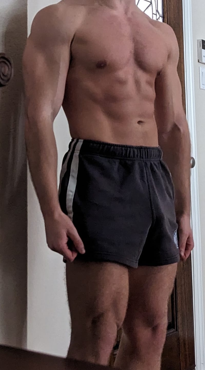 Customer photo review of Vintage Cotton Shorts - Faded Navy