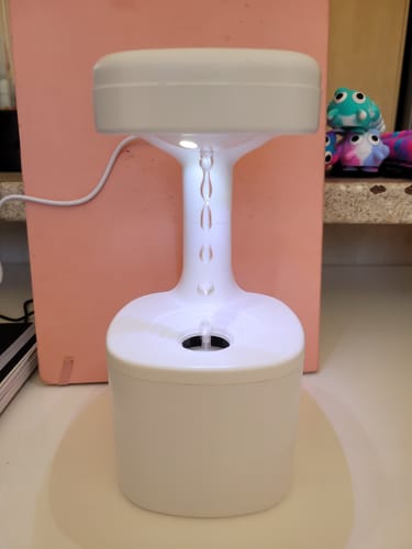 Customer photo review of Anti Gravity Water Drop Diffuser