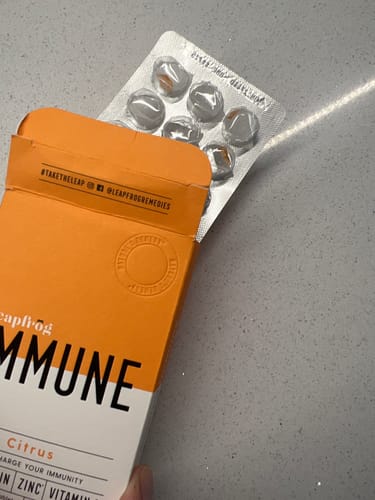 Customer photo review of IMMUNE  :  Lactoferrin + Zinc + Vitamin C