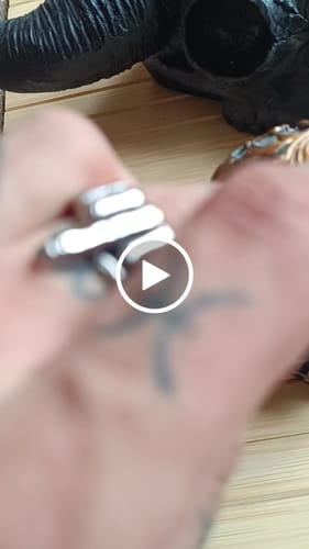Customer video review of Middle Finger Ring